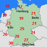Vorhersage Sa, 13.06. Deutschland